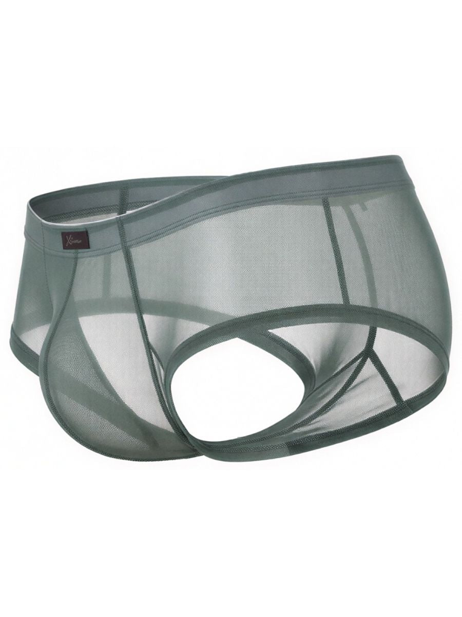 Xtremen 91263 Men's Underwear Microfiber Mesh Briefs Color Green