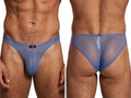 Xtremen 91264 Men's Underwear Microfiber Mesh Bikini Color Blue