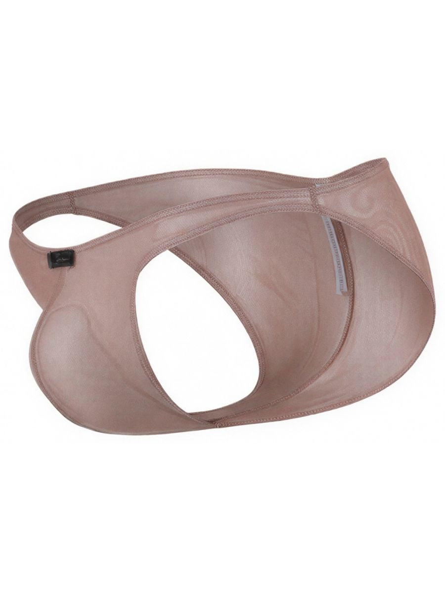 Xtremen 91264 Men's Underwear Microfiber Mesh Bikini Color Brown