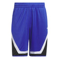 adidas Men's Pro Block Basketball Shorts - Semi Lucid Blue / White