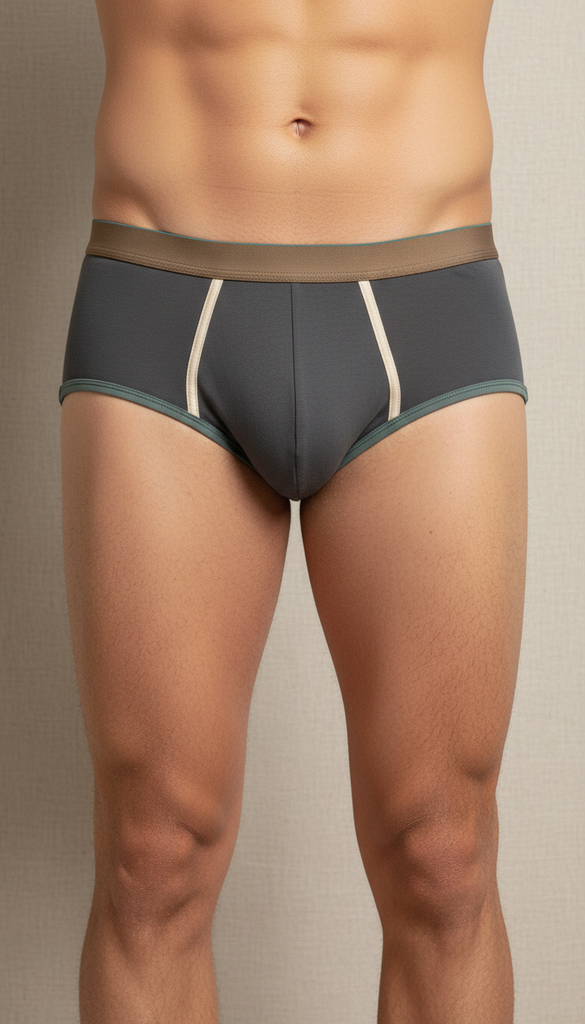 Cotton Blend Briefs Minimal Branding