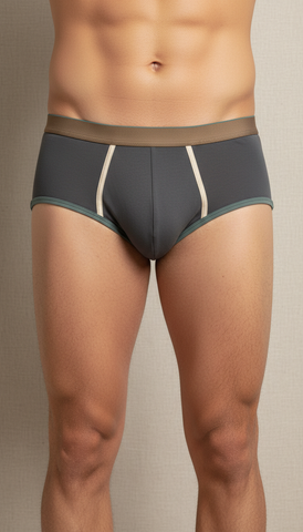 Cotton Blend Briefs Minimal Branding