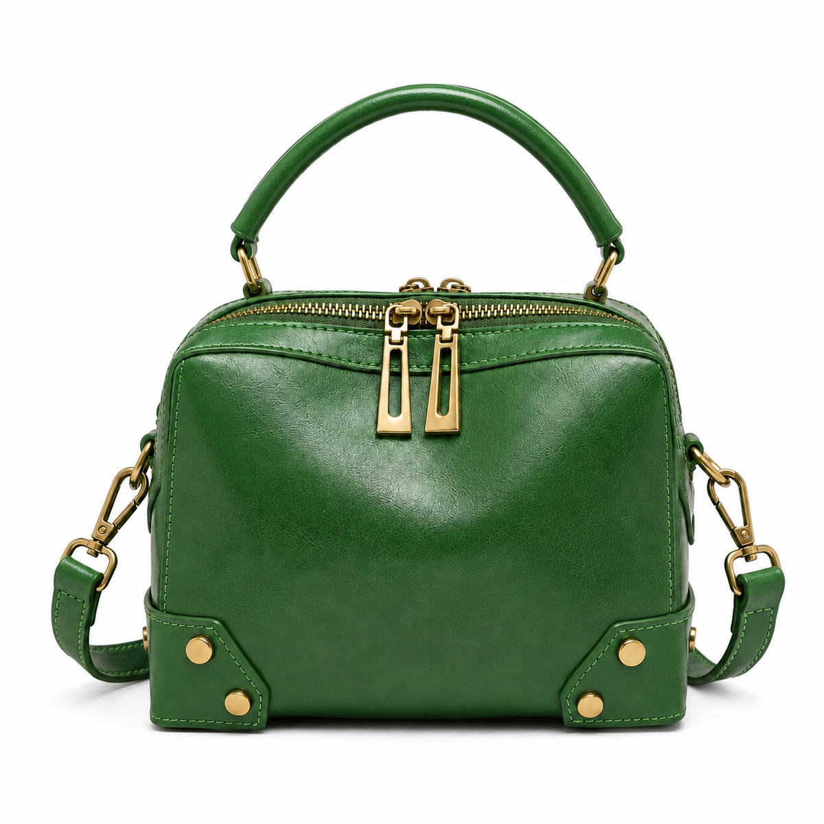 Top Grain Leather Crossbody Bag Women Natural Leather Shoulder Bag Vintage Style Leather Handbag Christmas Gift For Her SX6626